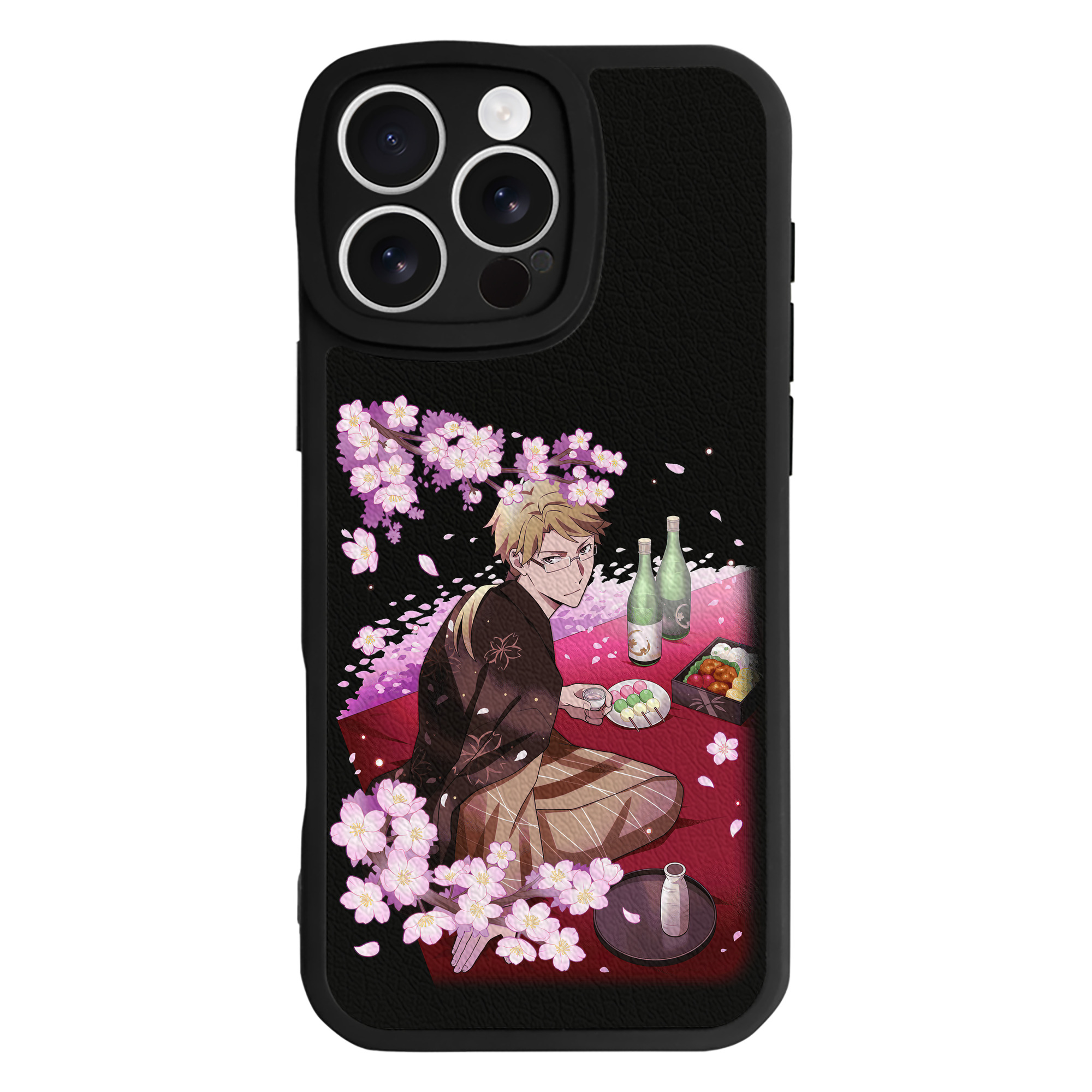 （画像用） 文豪ストレイドッグス Bungo Stray Dogs 【iPhone 16シリーズ対応】シリコンスマホケース（レザー調） 材質：シリコン